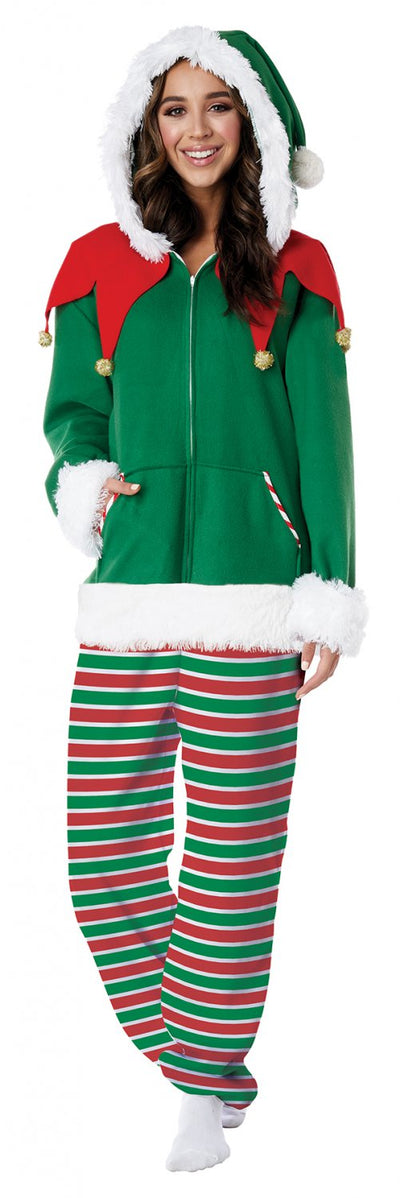 Unisex Fleece Elf Jumpsuit