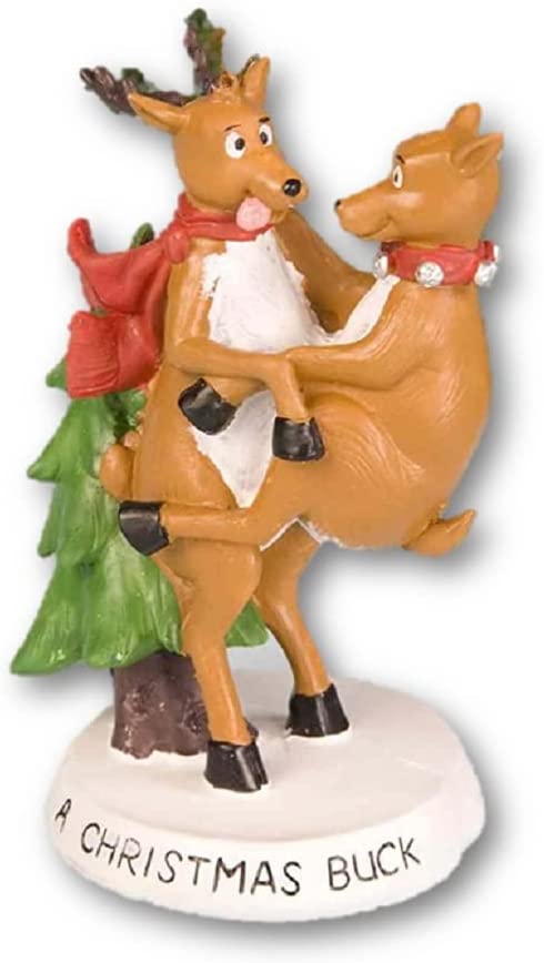 Erotic Ornament - Christmas Buck