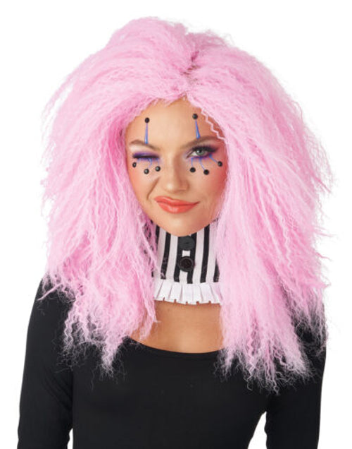 Crimped & Kooky Wig-Pink