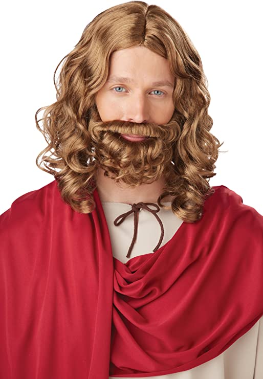 Jesus Wig and Beard Adult Set