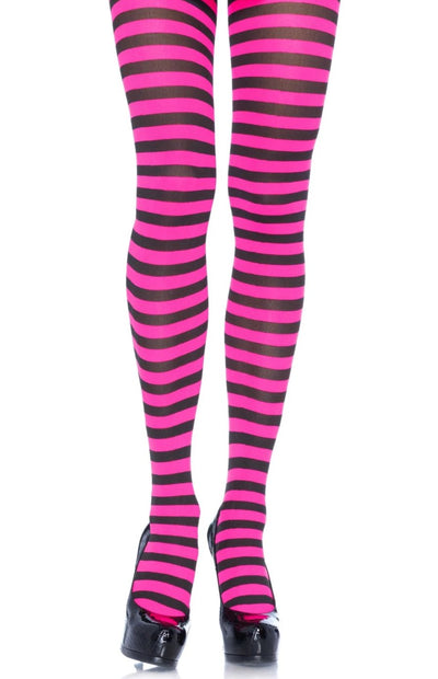 Leg Avenue pink Striped Tights