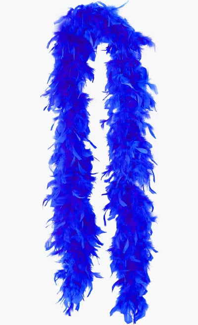 6 Foot Fashion Boa - Bright Blue