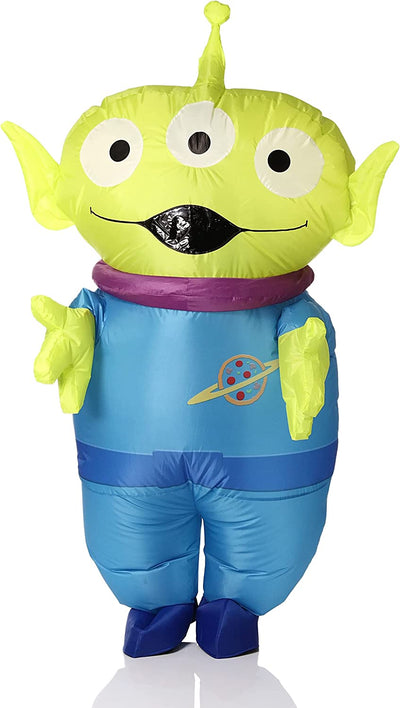 Unisex Inflatable Alien Toy Story Jumpsuit - Adult Costume