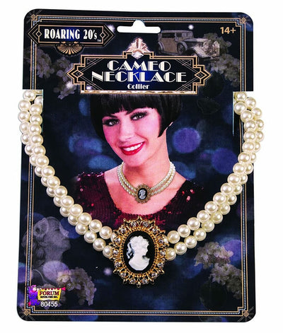 Roaring 20s Cameo Necklace