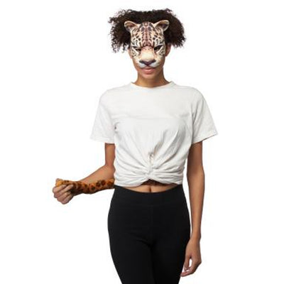 Leopard Mask & Tail Set