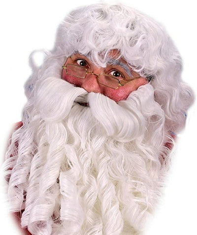 Deluxe Santa Beard & Wig Set
