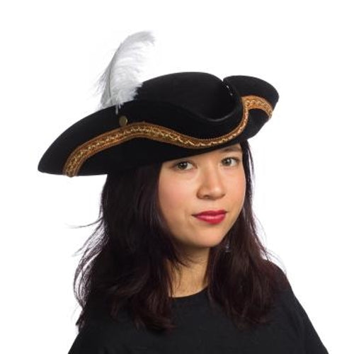 Leather like Pirate hat