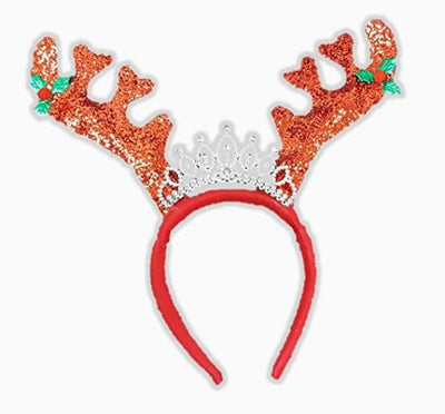 Glitter Princess Reindeer Headband