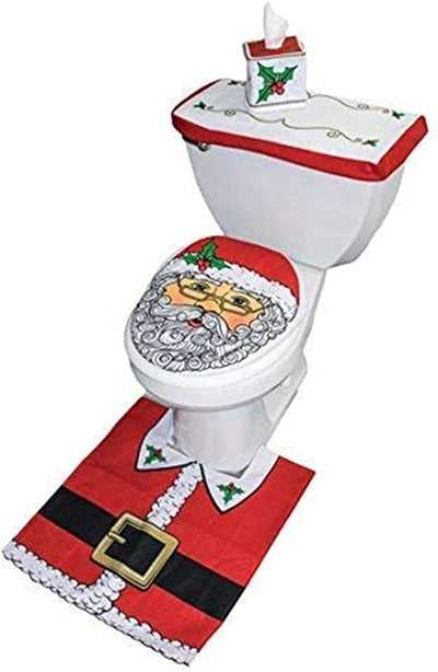 Santa Toilet Decor
