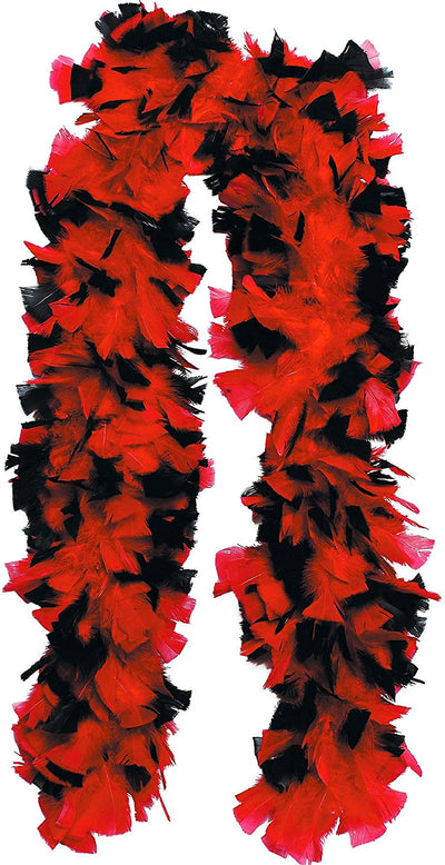 red and black boa