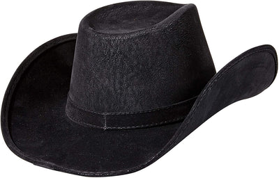 Leather Like Frontier Hat
