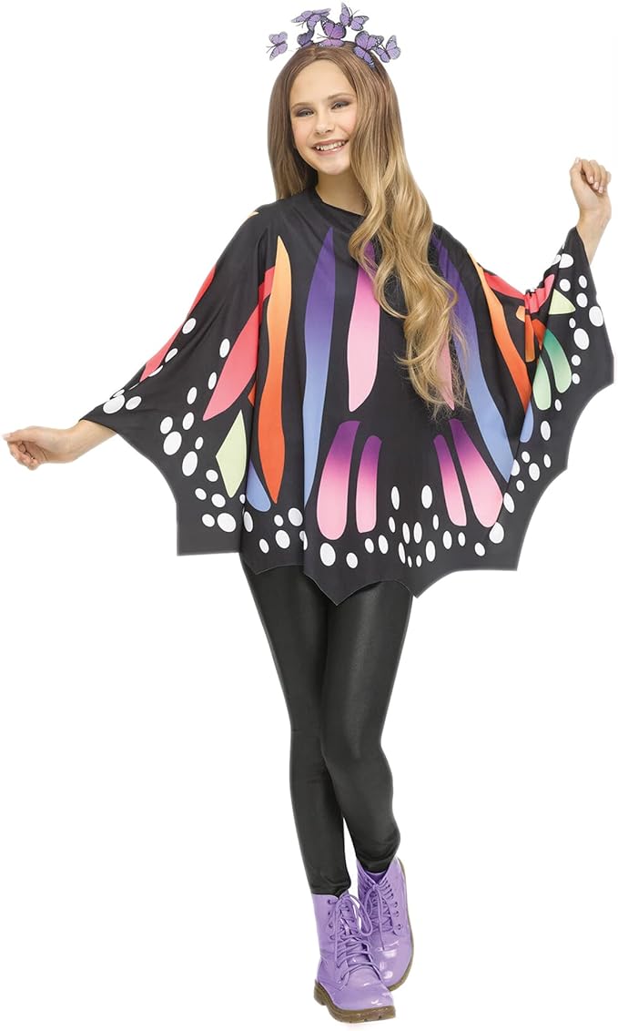 Butterfly Poncho - Adult Assorted