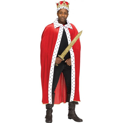 King Robe & Crown - Adult Costume