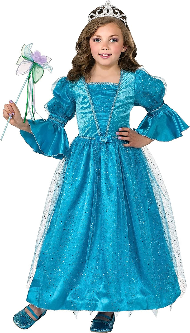 water princess dress Incredibly beautiful princess style children's dress. The fabric is like water flowing from a spring