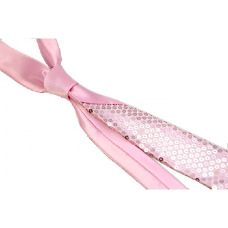 Pink Sequin Tie