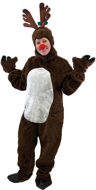 [RETIRED RENTAL] Open-Faced Reindeer Mascot Costume