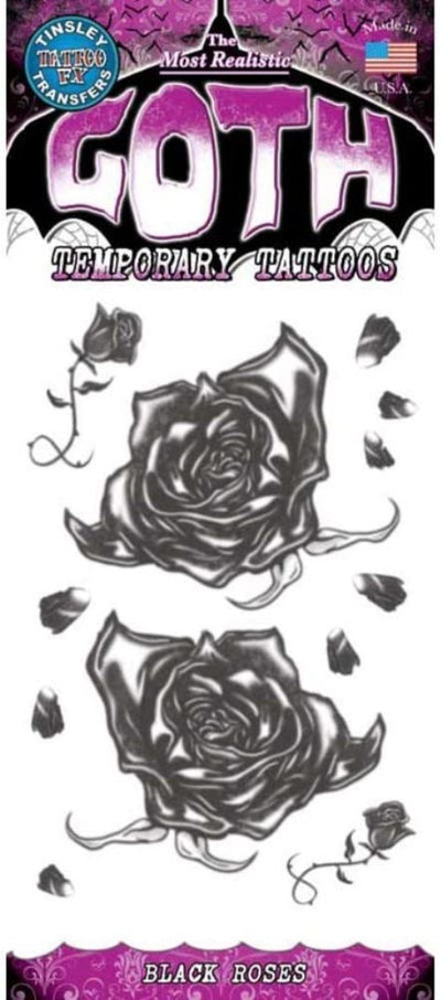 Tattoo FX - Black Rose - GothTattoo