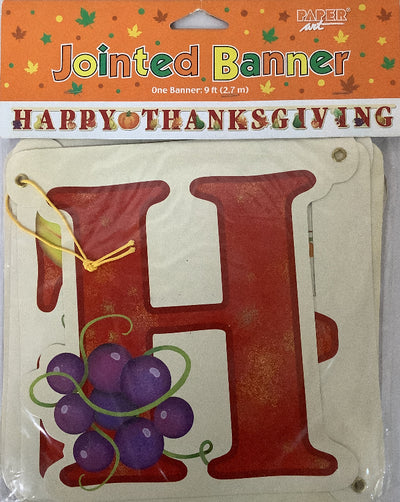 Happy Thanksgiving - Jointed Banner