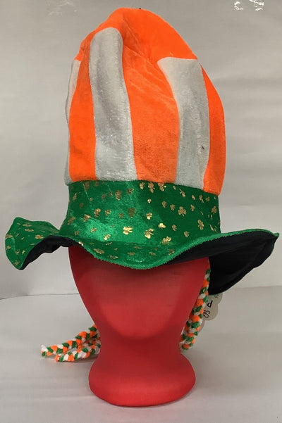 St Patricks Day - Party Hat with attached Hair