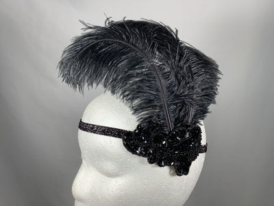 Feathered Flourish Flapper Headband