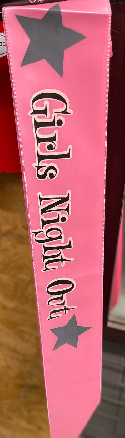 Girls Night Out Sash