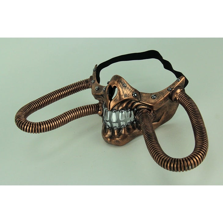 Maxo Steampunk Half Mask-Bronze