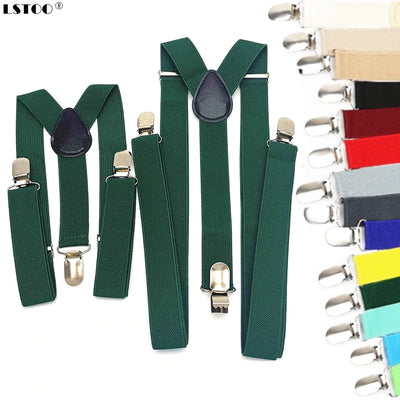 Suspenders green