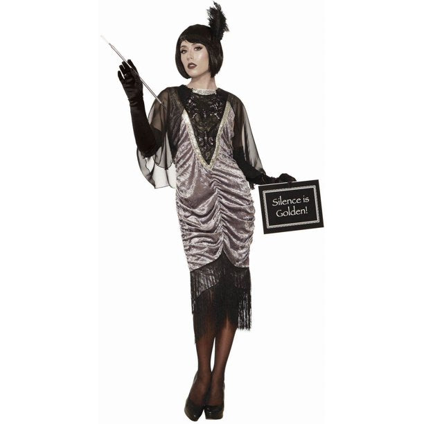 Silent Movie Flapper Dress 1920&