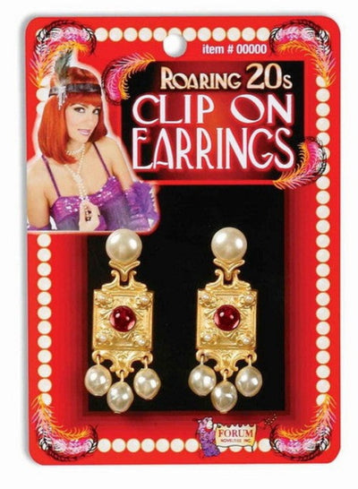 Roaring 20's Clip On Earrings