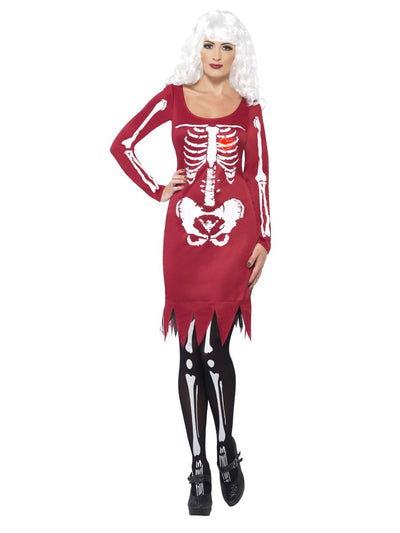 Red Bones Skeleton Dress