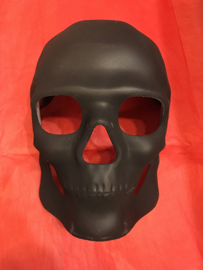 Black Skull Full Face Mask