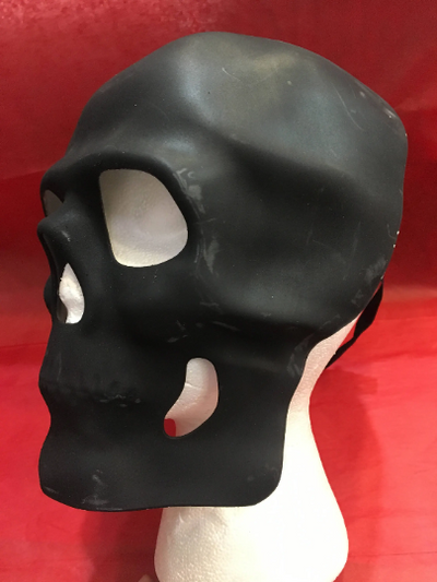 Black Skull Full Face Mask