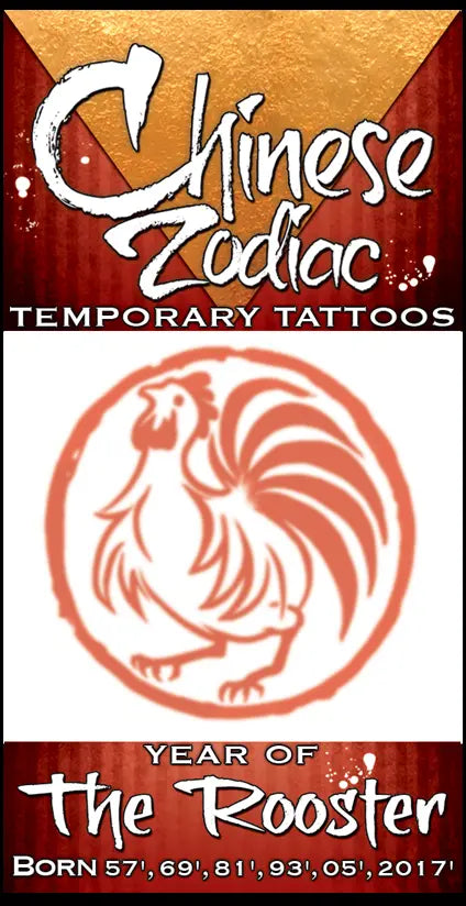 Chinese Zodiac Temporary Tattoos