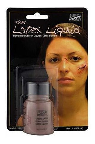 Mehron Makeup Liquid Latex Light Flesh, 1 ounce