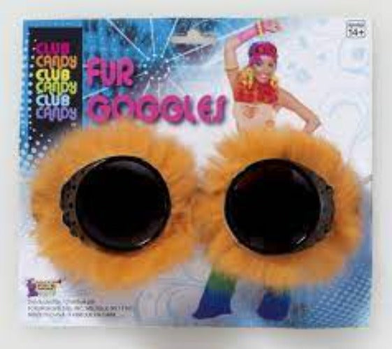 Furry Party Goggles-Orange