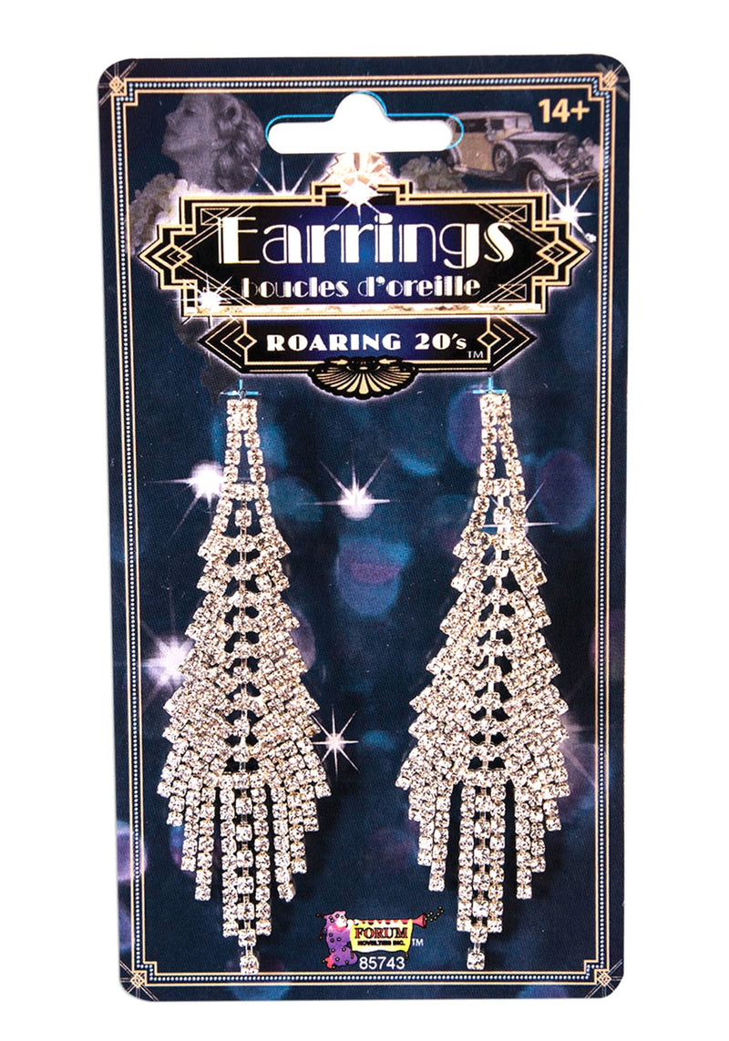 Flapper Girl Earrings Roaring 20&