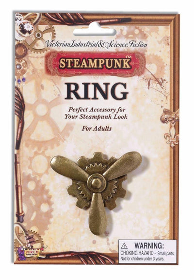 steampunk ring bronze propeller