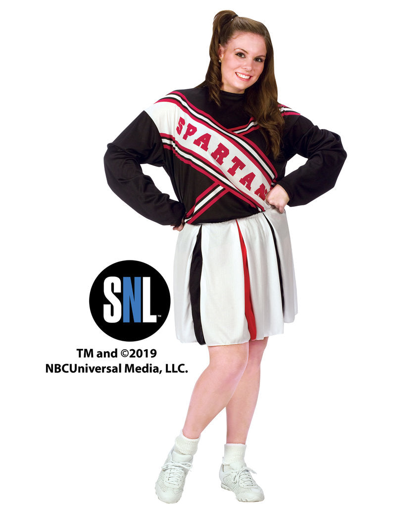 Spartan Spirit Cheerleader Plus-Size Adult Costume