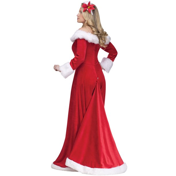 Leg Avenue Plus Size Mrs Santa Dress Elegant Claus Costume