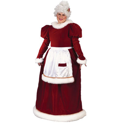 Ultra Velvet Mrs. Claus Adult Costume