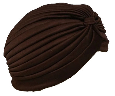 Turban Style Cap - Brown
