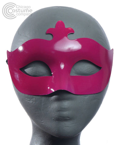 Gabrielle Fleur de Lis Eye Mask - Fuschia Pink