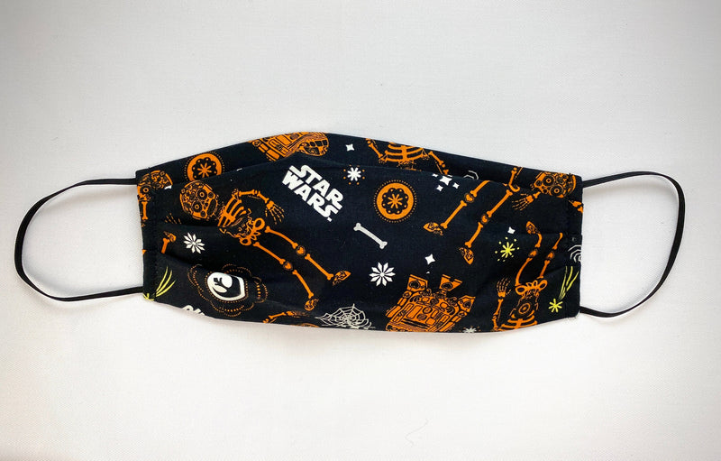Star Wars Day of the Dead Face Mask, Reusable Cotton Face Mask, Anti Dust Mask - Washable Face Mask Handmade in Chicago!