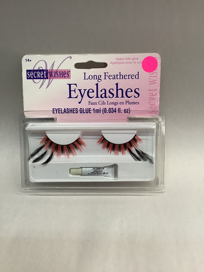 Long Feathered Ostrich Eyelashes