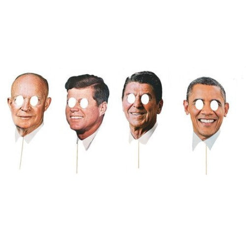 modern US president masks obama jfk eisenhower reagan