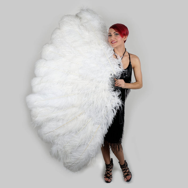 giant ostrich feather burlesque fan