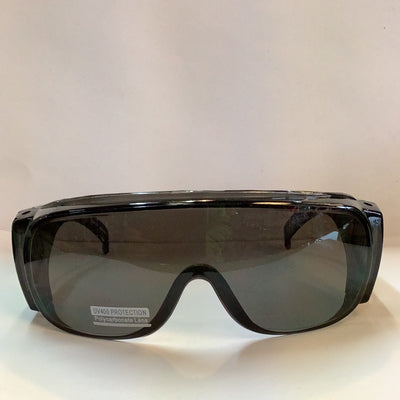 Black Wide Frame Sunglasses