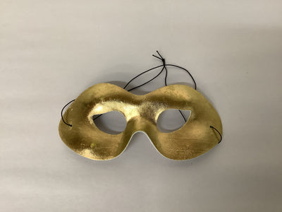 Metallic Adult Size Eye Mask- Gold