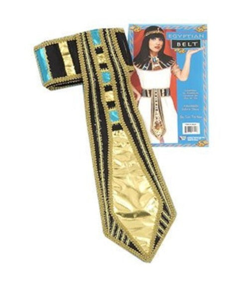 egyptian gold black blue belt