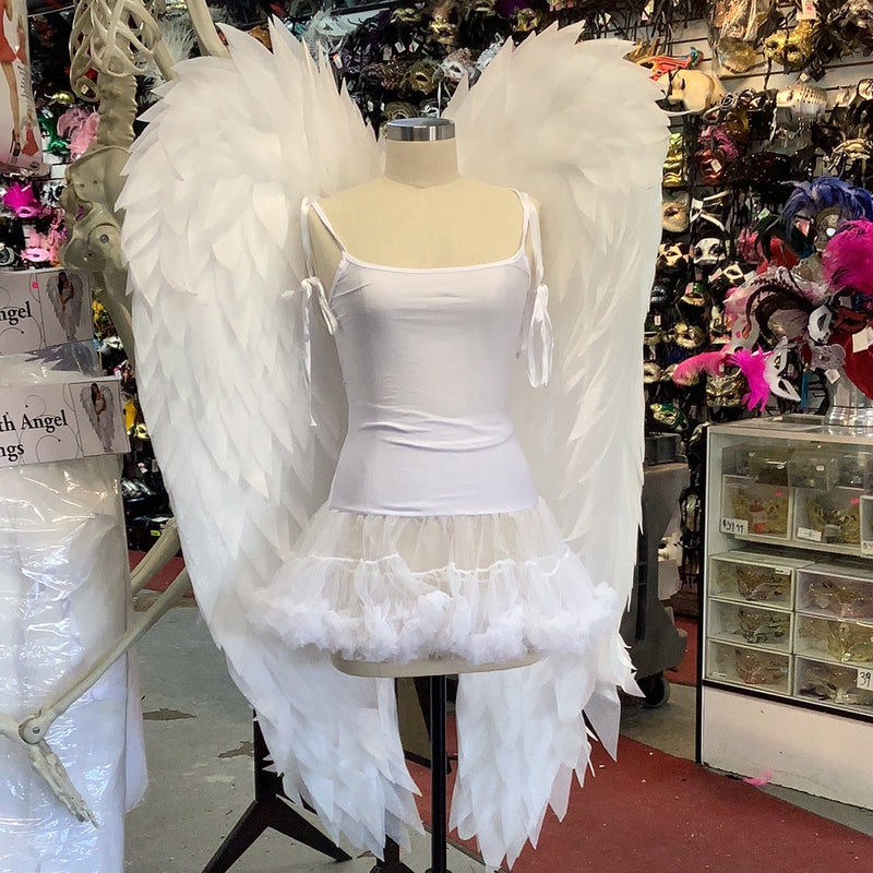 Full-Length Featherless Angel Wings
